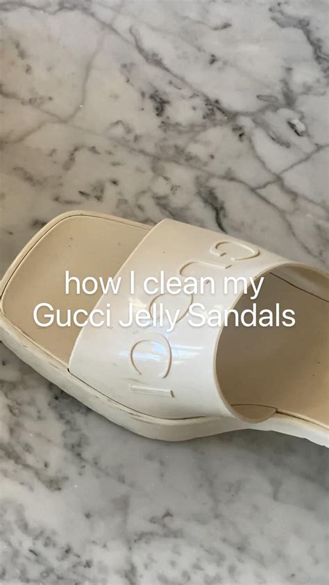 how to clean gucci slides|gucci shoes how to clean.